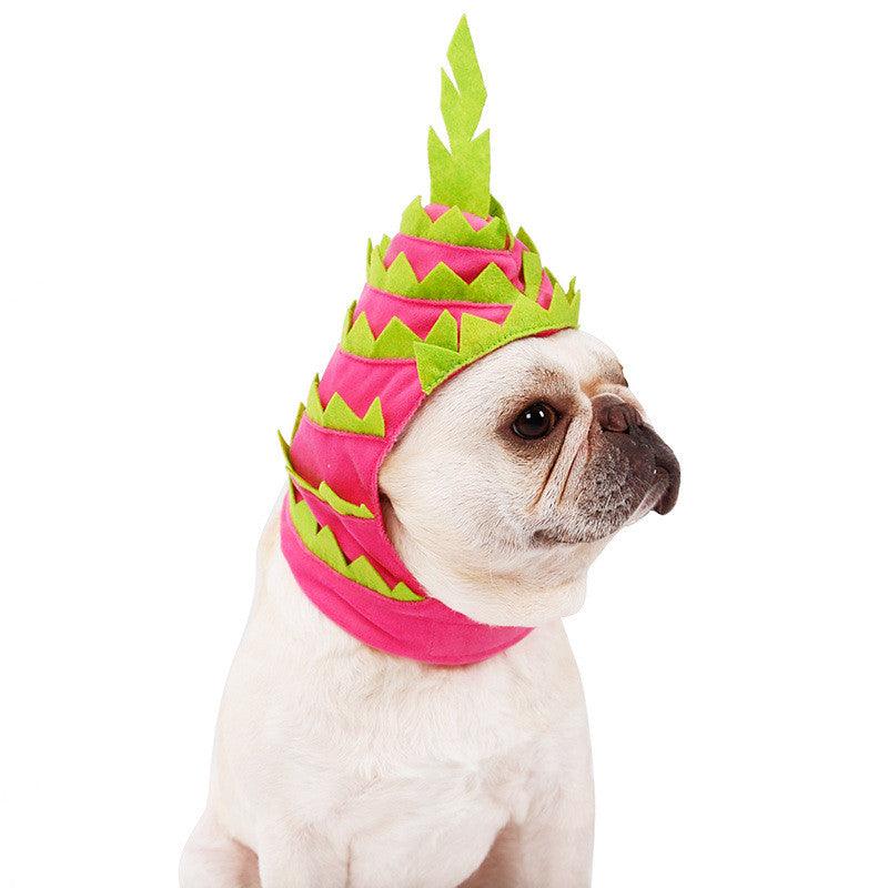 Tropical Dragon Fruit Pet Hat: A Fun And Stylish Costume For Dogs And Cats-0